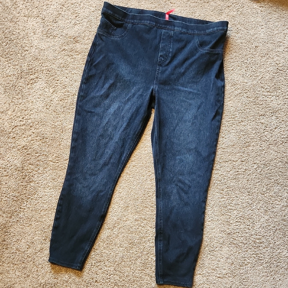 SPANX women's dark blue skinny jeans 2X